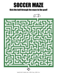 Soccer Ball Maze