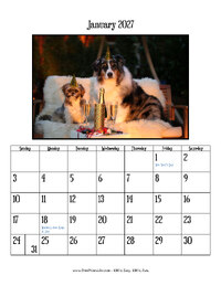 January 2027 Photo Calendar