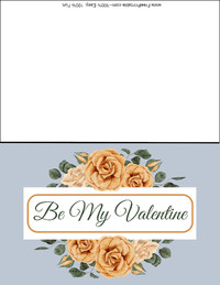 Be My Valentine Flower Frame