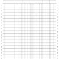 8.5"x11" 6colx40row Accounting Ledger Paper