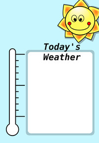 Today's Weather Poster