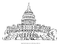 Capitol Coloring Page