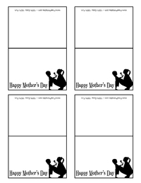 Mothers Day Silhouette