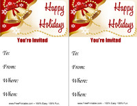 Happy Holidays Invitation