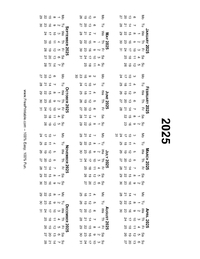 2025 Calendar Monday Start