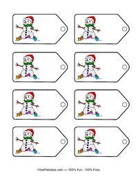 Snowman Gift Tags