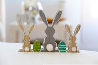 Wooden Easter Rabbits
