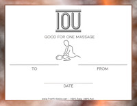 Massage IOU