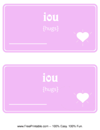 IOU Hugs