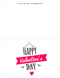 Happy Valentines Day Card