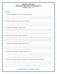 Printable Church Worksheets And Lessons