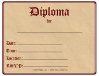 Diploma Invitation