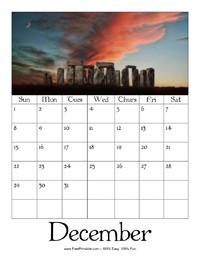 December 2024 Picture Calendar