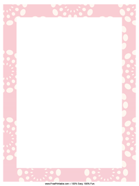 Pink Dandelion Letterhead