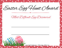 Most Difficult Egg Award