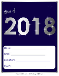 Class of 2018 Invitation