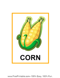 Corn Flash Card