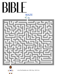 Bible Maze Medium