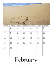 February 2016 Photo Calendar