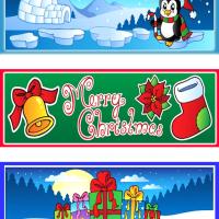 A Merry Christmas Bookmarks Set