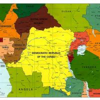 Africa- Central African Republic Political Map
