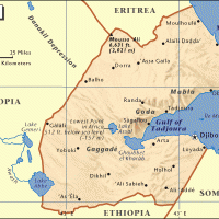 Africa- Djibouti General Reference Map