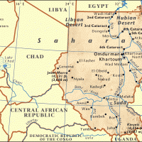 Africa- Sudan General Reference Map