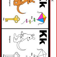 Alphabet K Coloring Worksheet
