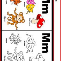 Alphabet M Coloring Worksheet
