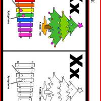 Alphabet X Coloring Worksheet