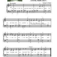 America The Beautiful Piano Music Sheet
