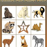 Animal Life Bingo Card 2