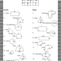 Area Circumference Perimeter