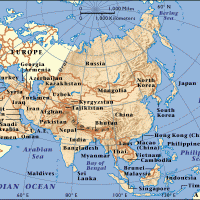 Asia General Reference Map