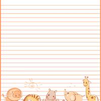 Baby Animals Stationery