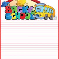 Back to School Zone Stationery