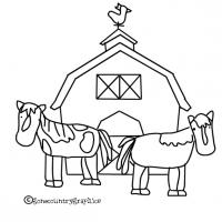 Barn with Horses