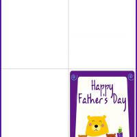 Bear Family Father's Day Card