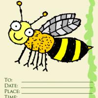 Bee Party Invitation