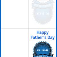 Blue Ribbon for Father's Day