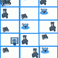 Blue Teddy Bear Tag