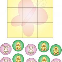 Bunny and Duck Tic Tac Toe