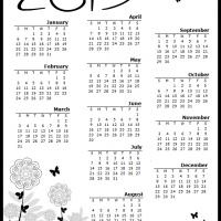 Butterfly Garden 2013 Calendar
