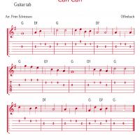 Can Can By Offenbach Guitar Tab