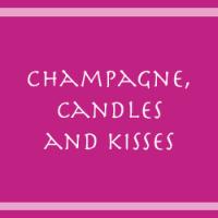 Champagnes Candles And Kisses