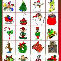 Christmas Bingo Tiles
