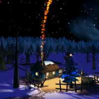 Christmas Night in the Woods