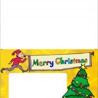 Christmas Thank You Note with Photoframe