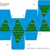 Christmas Tree Blue Box