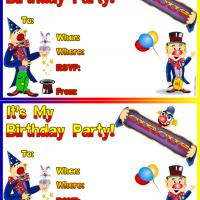 Circus Birthday Party